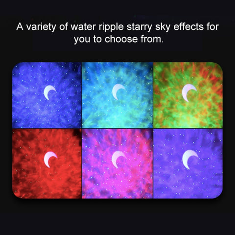 3 in 1 Bluetooth Music Starry Sky Projection Night Light with Remote Control