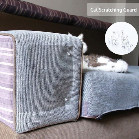2pcs/pack Cat Scratch Protection PVC Sofa Anti-scratch Stickers , Size: 15x47cm, Size: 15x47cm