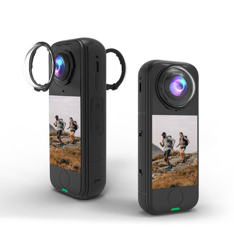 For Insta360 X4 Air PULUZ Rotation Optical Glass Lens Guard  Protective Cover, For Insta360 X4 Air