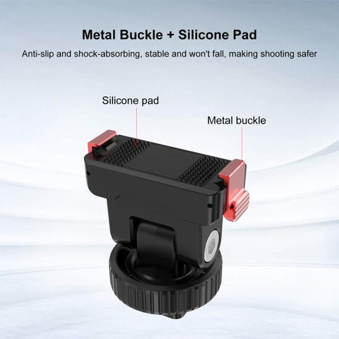 For DJI Osmo Action 6 / Nano PULUZ Plastic Gimbal Quick-Release Base Mount, Gimbal Quick-Release Base
