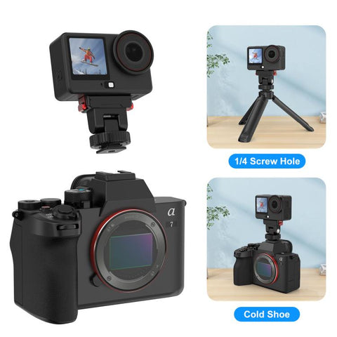 For DJI Osmo Action 6 / Nano PULUZ Plastic Gimbal Quick-Release Base Mount, Gimbal Quick-Release Base