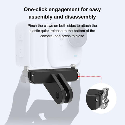 For Insta360 GO  UItra PULUZ Plastic Magnetic Quick Release Base Mount, Quick Release Base