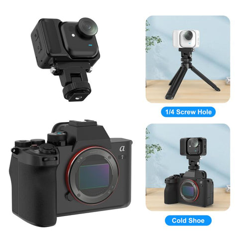 For Insta360 GO  UItra PULUZ Plastic Gimbal Magnetic Quick Release Base Mount, Gimbal Quick Release Base