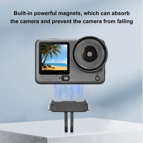 For DJI Osmo Action 6 / Nano PULUZ Plastic Magnetic Quick Release Base Mount