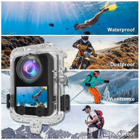 For DJI Osmo 360 PULUZ 40m Depth Waterproof Camera Case Diving Housing Underwater Cover, For DJI Osmo 360