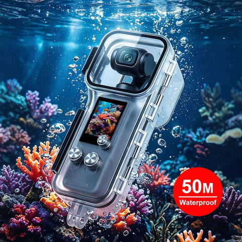 For DJI Osmo Pocket 4 Gimbal Camera 50m Diving Waterproof Case, For DJI Osmo Pocket 4