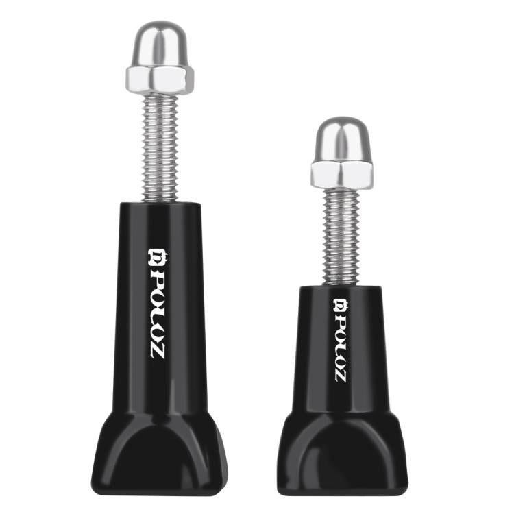 PULUZ Plastic Thumb Knob Standard Long Screw + Short Screw for DJI, Insta360, GoPro and Other Action Cameras, 2 Screws (Plastic)
