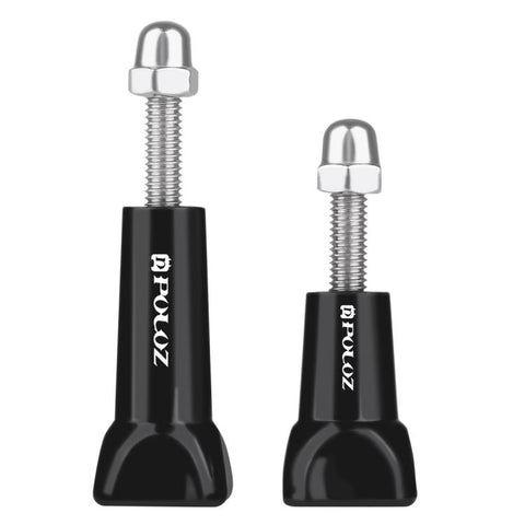 PULUZ Plastic Thumb Knob Standard Long Screw + Short Screw for DJI, Insta360, GoPro and Other Action Cameras, 2 Screws (Plastic)