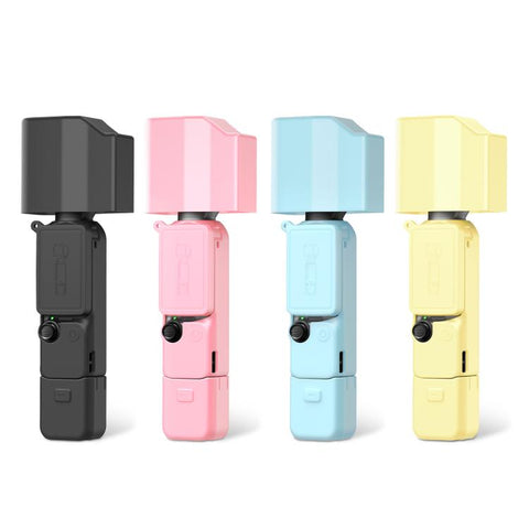 For DJI Osmo Pocket 4P PULUZ 5 in 1 Body Lens Handle Screen Silicone Cover with Anti-loss Rope
