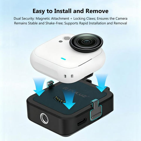 For Insta360 GO Ultra PULUZ Data Transmission Base Multifunctional Charging Base, Charging Base