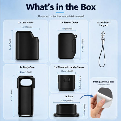 PULUZ 6-in-1 Silicone Protective Full-Body Camera Case
