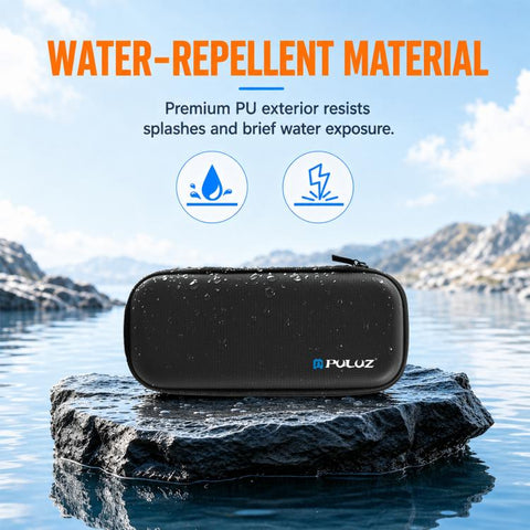 For Insta360 Luna Ultra PULUZ Hard Carrying Case PU Diamond Pattern EVA Protective Storage Bag, For Insta360 Luna Ultra / Pro