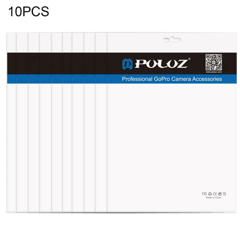 10 PCS PULUZ 33cm x 23.5cm Hang Hole Clear Front White Pearl Jewelry Zip Lock Packaging Bag(Size: XL), Size: XL