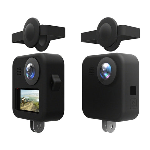 PULUZ for GoPro Max Dual Lens Caps Case + Body Silicone Protective Case, Silicone Case