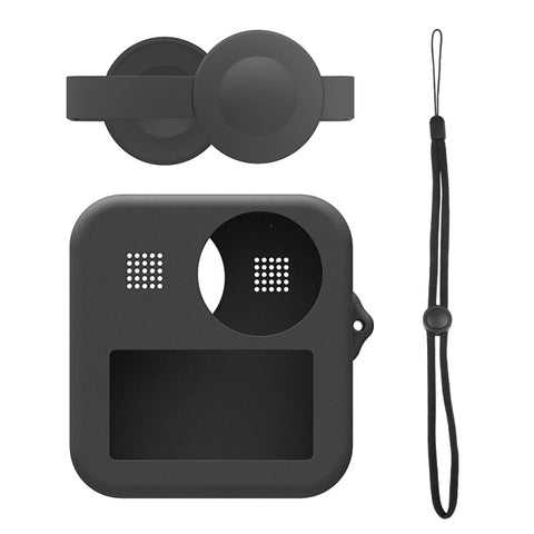 PULUZ for GoPro Max Dual Lens Caps Case + Body Silicone Protective Case, Silicone Case
