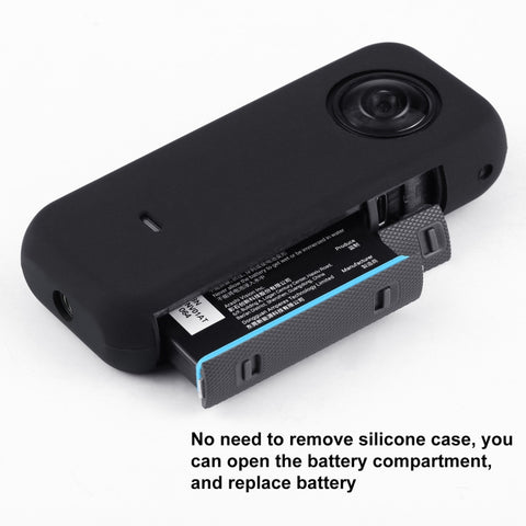PULUZ Full Body Dust-proof Silicone Protective Case for Insta360 ONE X2, For Insta360 ONE X2 (Blue), Case For Insta360 ONE X2