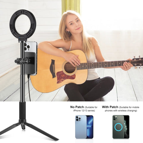 PULUZ 15W Magnetic Qi Wireless Charger Vlogging Phone Clamp Holder