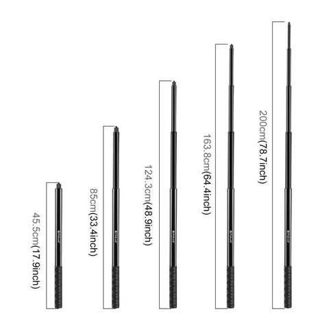 PULUZ 2m Metal Selfie Stick Monopod  for Insta360 One RS / X2 / X3, 2m Monopod