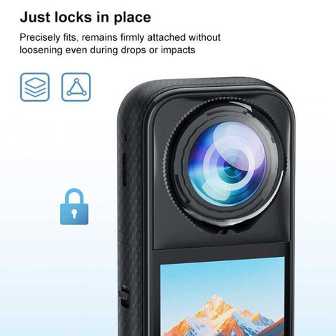 For Insta360 X5 PULUZ Rotation PC Lens Guard  Protective Cover, Rotating PC Lens Guard