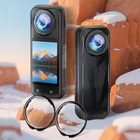 For Insta360 X5 PULUZ Rotation PC Lens Guard  Protective Cover, Rotating PC Lens Guard