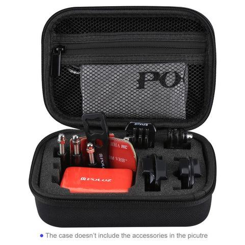 PULUZ Waterproof Carrying and Travel Case for GoPro, DJI Osmo Action and other Sport Cameras Accessories, Small Size: 16cm x 12cm x 7cm, US Stock Black, UK Stock Black, For GoPro, Size: 16cm x 12cm x 7cm