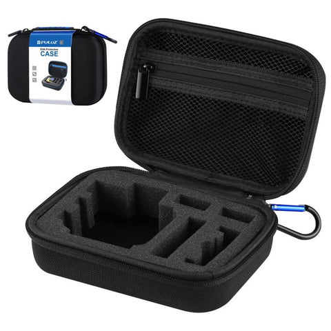 PULUZ Waterproof Carrying and Travel Case for GoPro, DJI Osmo Action and other Sport Cameras Accessories, Small Size: 16cm x 12cm x 7cm, US Stock Black, UK Stock Black, For GoPro, Size: 16cm x 12cm x 7cm