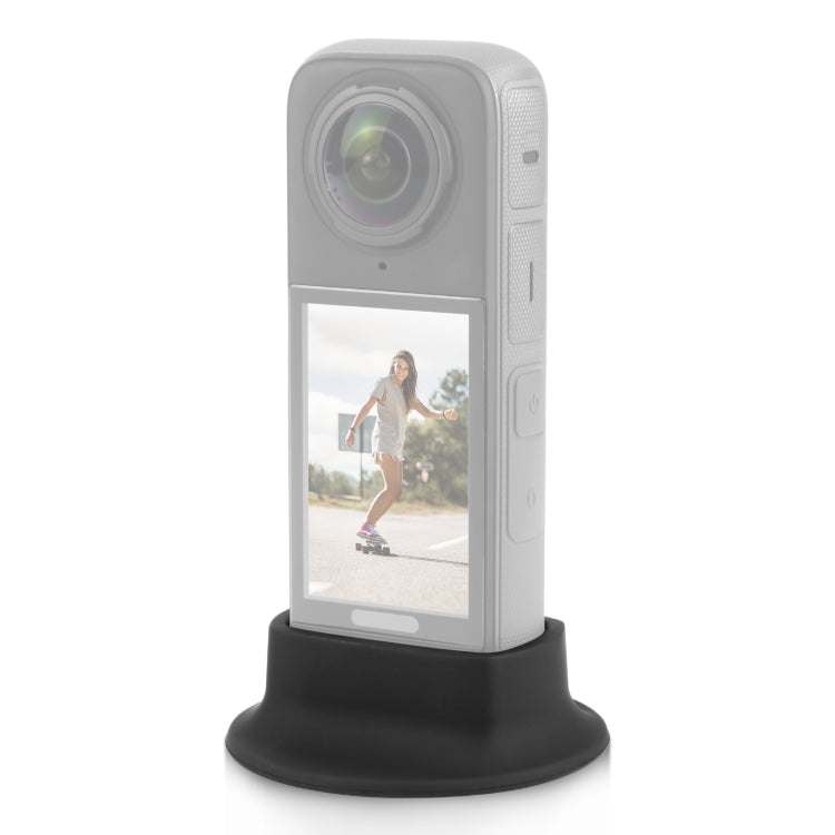 For DJI Insta360 X4 PULUZ Silicone Dock Desktop Fixed Base Bracket, For Insta360 X4