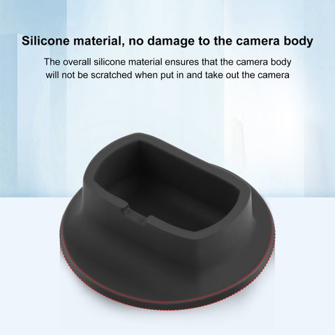 For DJI Insta360 X4 PULUZ Silicone Dock Desktop Fixed Base Bracket, For Insta360 X4