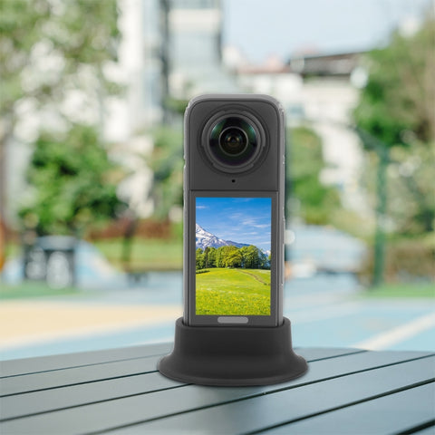 For DJI Insta360 X4 PULUZ Silicone Dock Desktop Fixed Base Bracket, For Insta360 X4