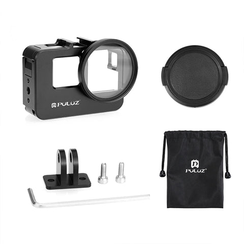 For Insta360 Ace Pro / Ace PULUZ Metal Rabbit Cage Adapter Frame with 52mm UV Filter & Adapter Ring, For Insta360 Ace Meta Cage 2