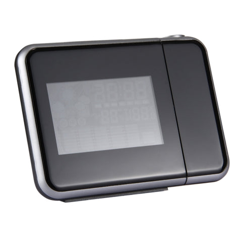 Multifunctional Digital Color LCD Display LED Projection Alarm Clock with Weather Station / Temperature / Humidity / Calendar, LED Projection Alarm Clock