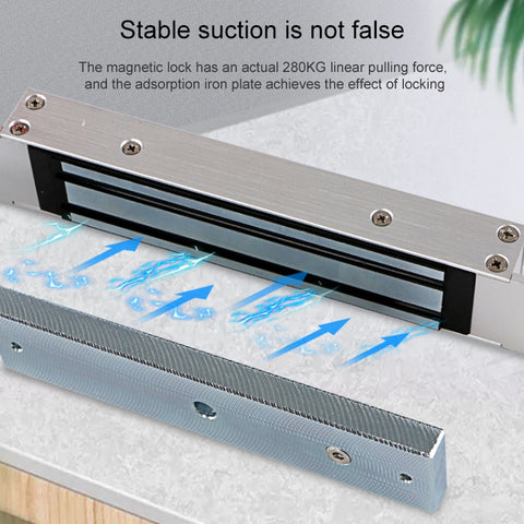 YH-280M Single Door Magnetic Lock With Mortise Mount (280kg)