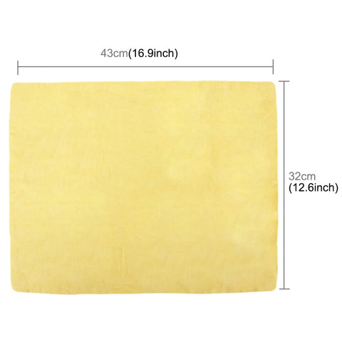 KANEED Synthetic Chamois Drying Towel Super Absorbent PVA Shammy Cloth for Fast Drying of Car, Size: 43 x 32 x 0.2cm, Drying Towel Super Absorbent PVA Shammy Cloth, UK Stock Drying Towel Super Absorbent PVA Shammy Cloth                                 ...