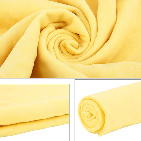 KANEED Synthetic Chamois Drying Towel Super Absorbent PVA Shammy Cloth for Fast Drying of Car, Size: 43 x 32 x 0.2cm, Drying Towel Super Absorbent PVA Shammy Cloth, UK Stock Drying Towel Super Absorbent PVA Shammy Cloth                                 ...