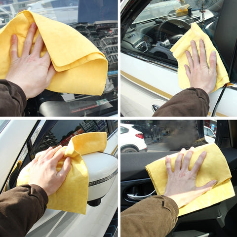 KANEED Synthetic Chamois Drying Towel Super Absorbent PVA Shammy Cloth for Fast Drying of Car, Size: 43 x 32 x 0.2cm, Drying Towel Super Absorbent PVA Shammy Cloth, UK Stock Drying Towel Super Absorbent PVA Shammy Cloth                                 ...