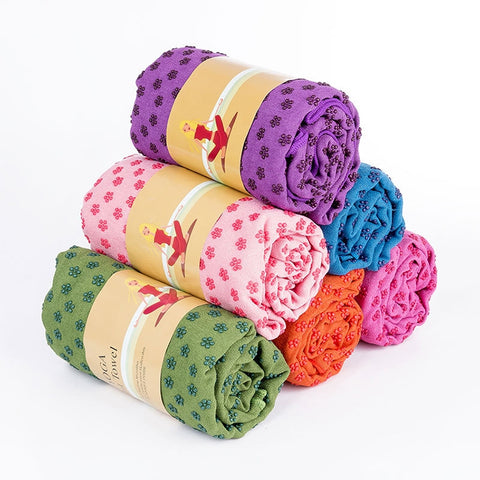 Microfiber Thickening Non-slip Yoga Blanket Long Washable Yoga Mat , Random Color Delivery, 183x63cm Random Color