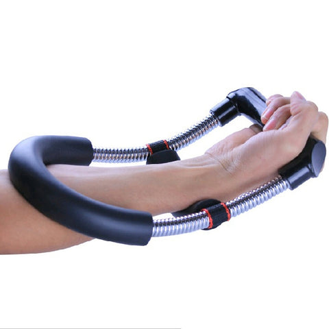 Stainless Steel Hand Wrist Strength Fitness Training Exerciser Devices, Stainless Steel Wrist Strength (Black)