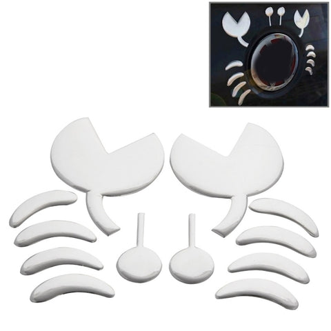 3D Car Sticker, Crab Pattern (Size: 10cm x 8cm), Angel Wings (Size: 16cm x 5.5cm), Wings Pattern (Size: 15.7cm x 5.5cm), Demon Pattern (Size: 15cm x 5.5cm), Footprint Pattern (Size: 7cm x 6cm), Rose Pattern (Size: 10.5cm x 8cm)