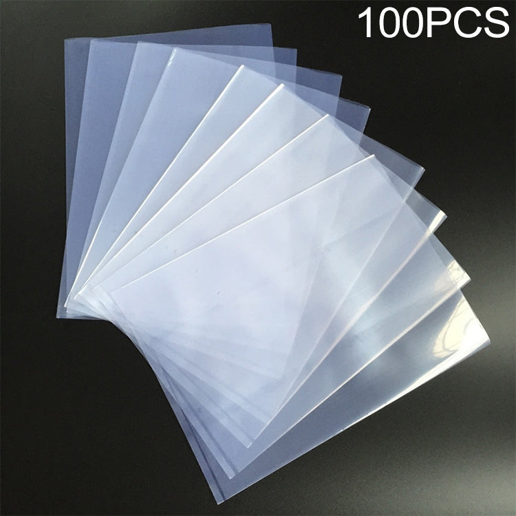 100 PCS Sealer Closer Machine Special Transparent Plastic Bag with Customized Logo & Design, Size: 23cm x 33cm, 21 x 34cm