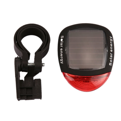 4 Flash Mode Available Solar Energy Rechargeable Bicycle Tail Light with 2 Red LED, Solar Energy Bicycle Tail Light