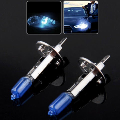 Halogen Bulb, Super White Car Headlight Bulb, 12 V / 55W, 6000K 1700 LM (Pair), 9006, H7, H11, H1, H4, 9005