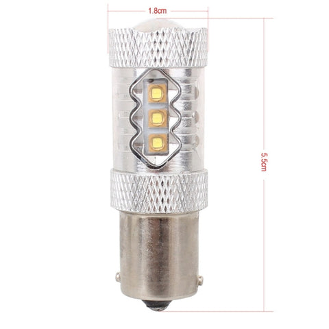 1156/BA15S 80W 800LM 6500K White Light 16-3535-LEDs Car Backup Light , Constant Current , DC12-24V, 1156  80W