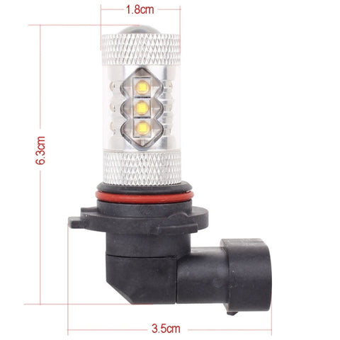 9005 80W 800LM 6500K White Light 16-3535-LEDs Car Foglight , Constant Current , DC12-24V, 9005