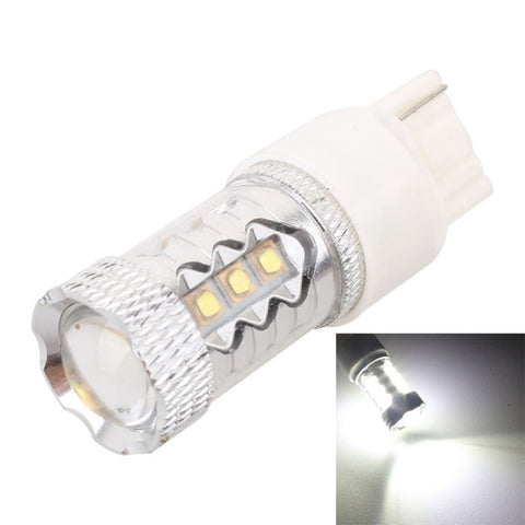 T20/7440 Single Wire 80W 800LM 6500K White Light 16-3535-LEDs Car Foglight, Constant Current , DC12-24V, T20