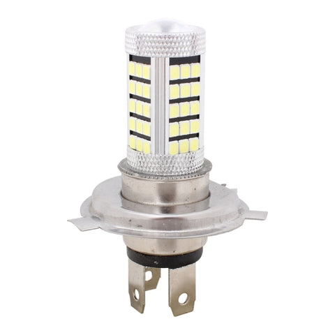 2 PCS H4 12.6W 630LM 6500K White Light 2835 SMD 66 LED Car Fog Light, DC12V, H4