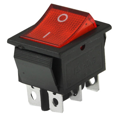 DIY Red Light OFF-ON Rocker Switch for Racing Sport (5pcs in one packing, the price is for 5pcs), 520002H
