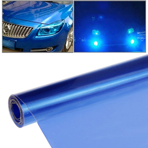 Protective Decoration Flash Point Car Light Membrane /Lamp Sticker, Size: 195cm x 30cm, Matte Black, Dark Blue, Grey Black, Dark Black, Baby Blue, Fluorescent Green, Pink, Crystal Green