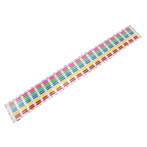 5 Colors Car Music Rhythm Lamp Car Sticker Equalizer with Car Charger, Size: 70cm x 16cm, 70 x 16cm