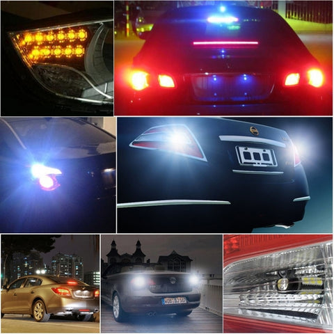 12W 720LM 4-LED 18 Flash Patterns Car Strobe Emergency Warning Light Lamp, DC 12V, 4-LED White + Yellow Light, 4-LED Red + Blue, 4-LED Yellow Light, 4-LED White Light, 4-LED Blue Light, 4-LED White + Red Light