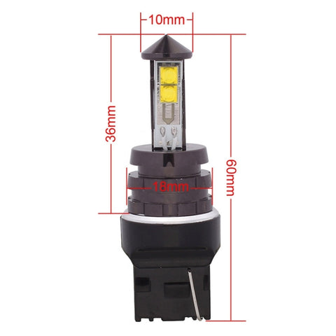 MZ T20 7440 20W 800LM White Light 4 CREE XT-E LED Car Brake Light Daytime Running Light Bulb, DC 12-24V, 7440